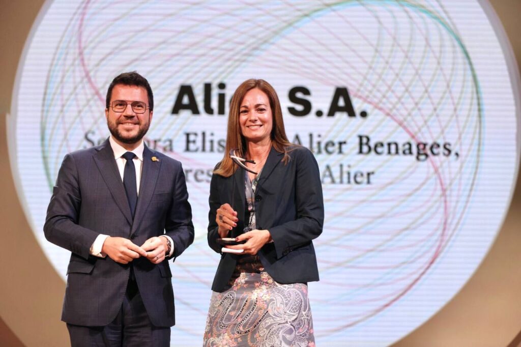 Alier rep el reconeixement a la millor empresa de Catalunya 2023
