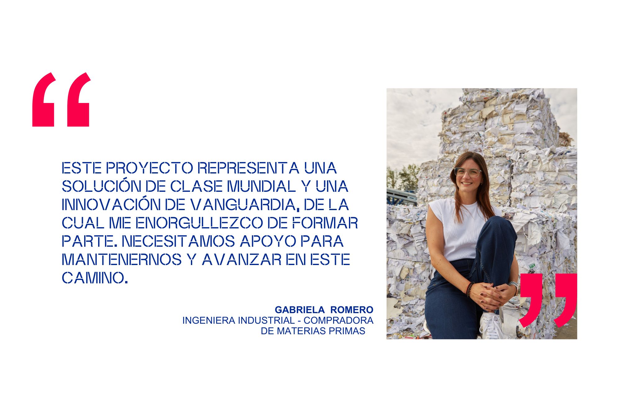 proyecto de sostenibilidad con materiales plásticos reciclados en Alier.