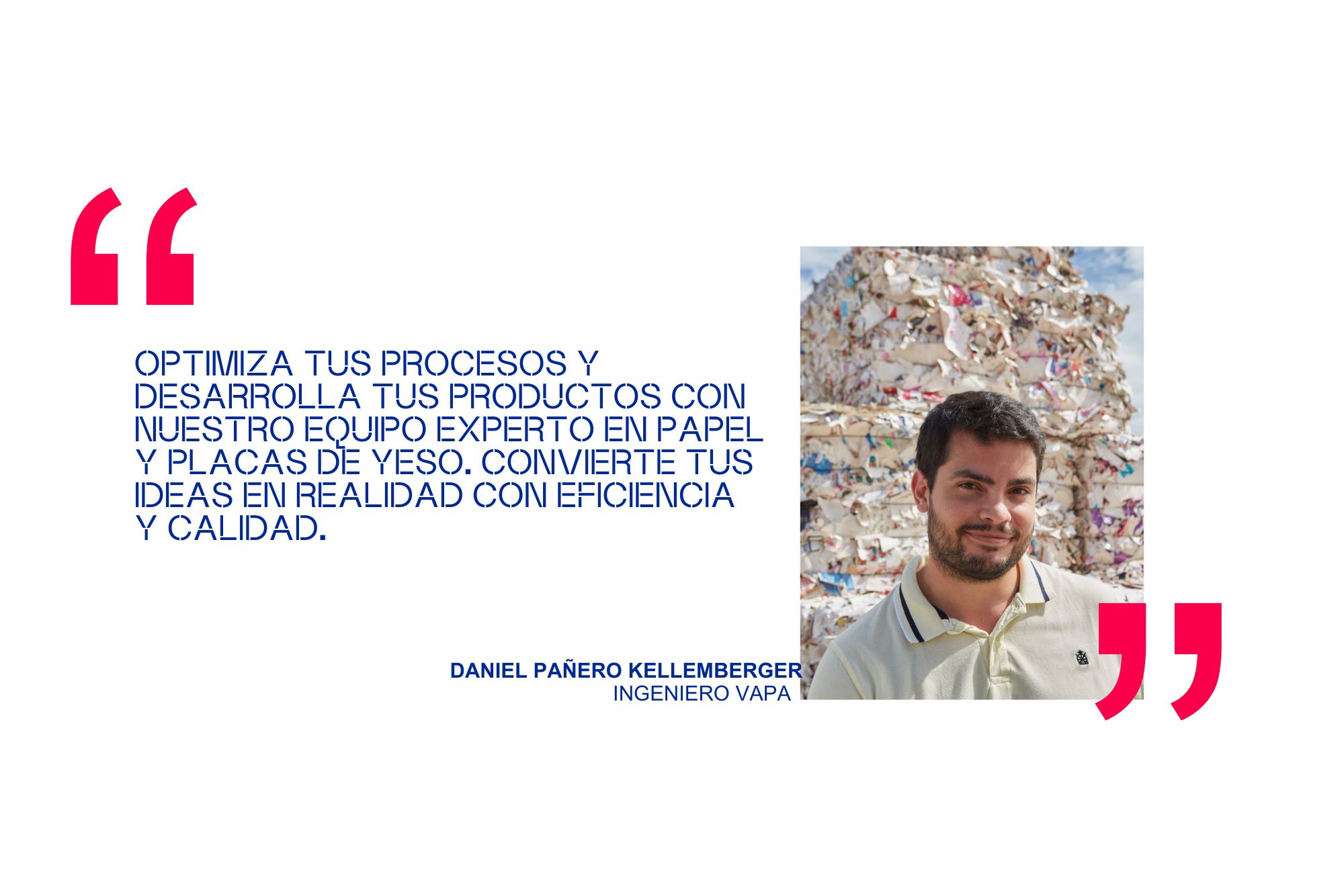 papel 100% reciclado y reciclable para placas de yeso